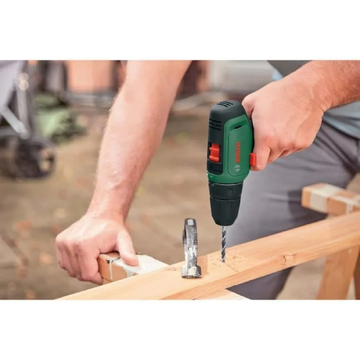 Bosch Perceuse visseuse sans fil EasyDrill 1200 (sans batterie, système
