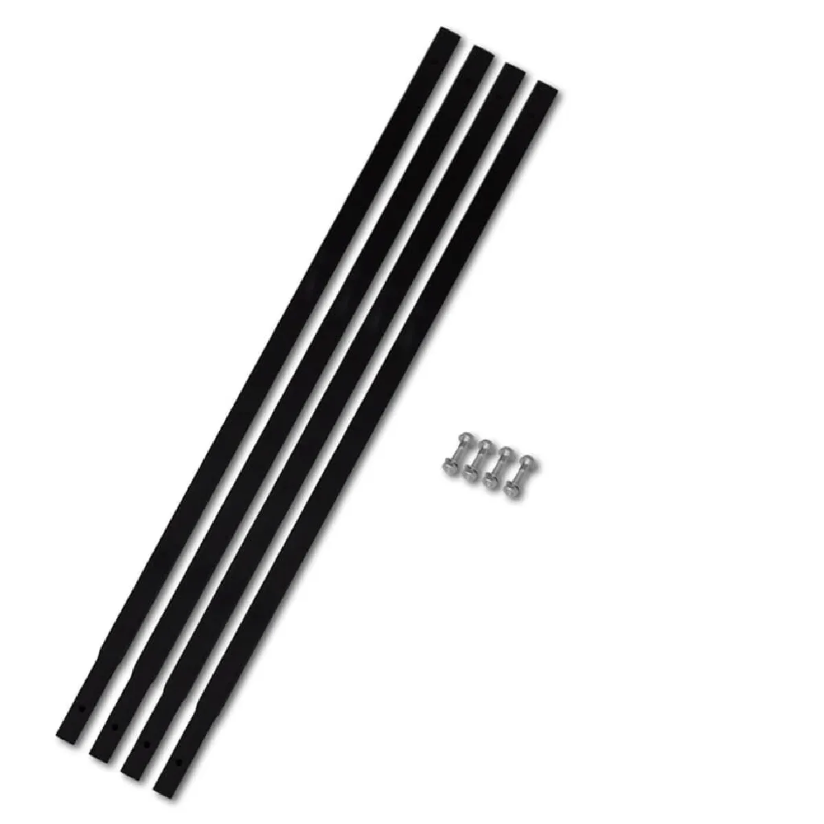 vidaXL Tube d'extension de tarière de sol 4x1 Raccord de tube Acier - vue 2