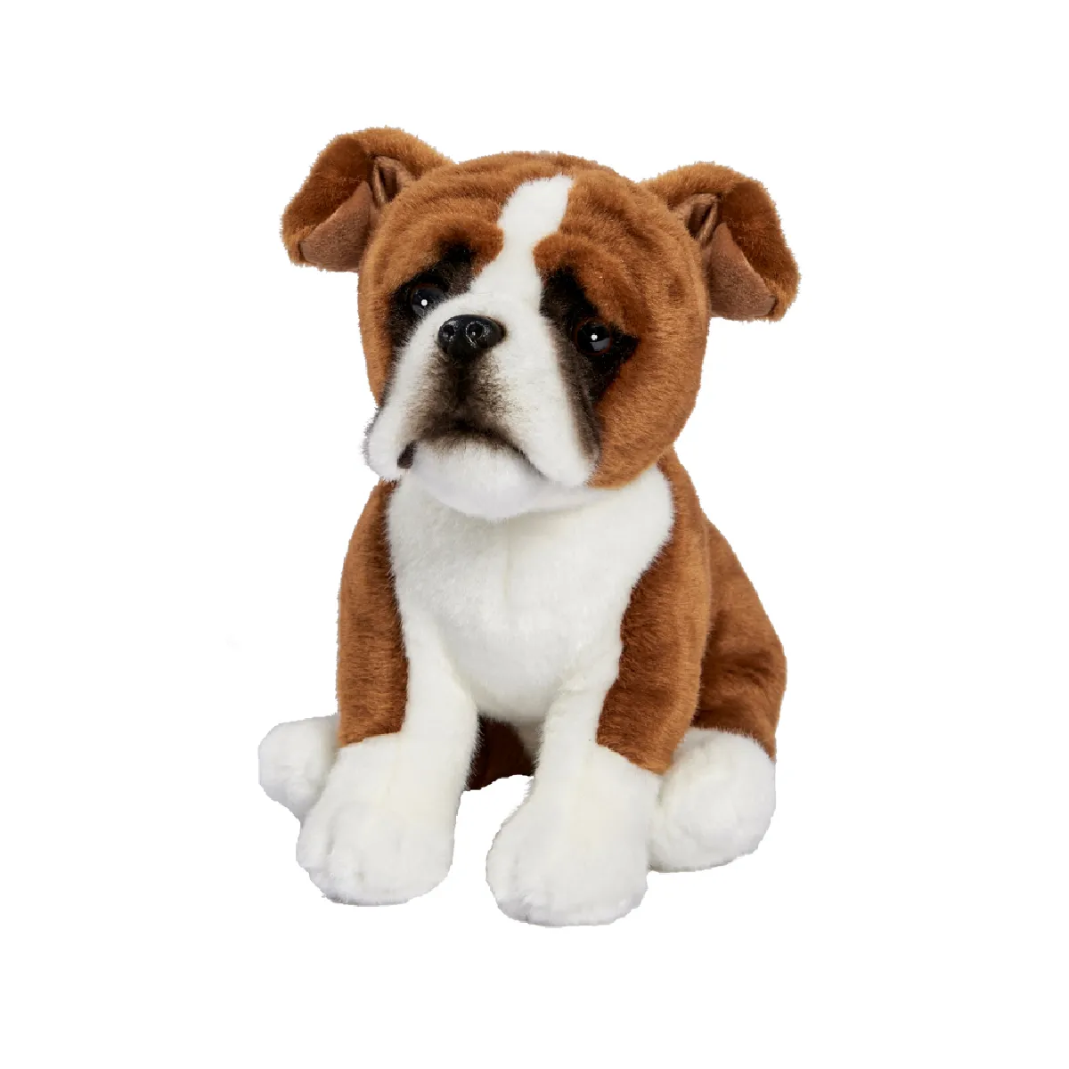 Anima Peluche Chien Boxer Assis