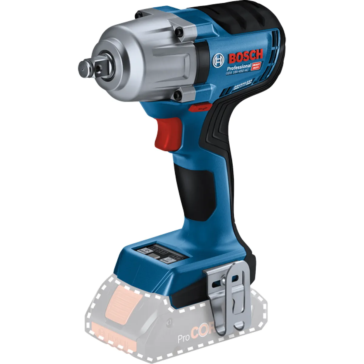 Visseuse À Chocs Bosch GDS 18V-450 HC – Couple 450 Nm, 2 Batteries ProCORE 4.0 Ah - vue 2
