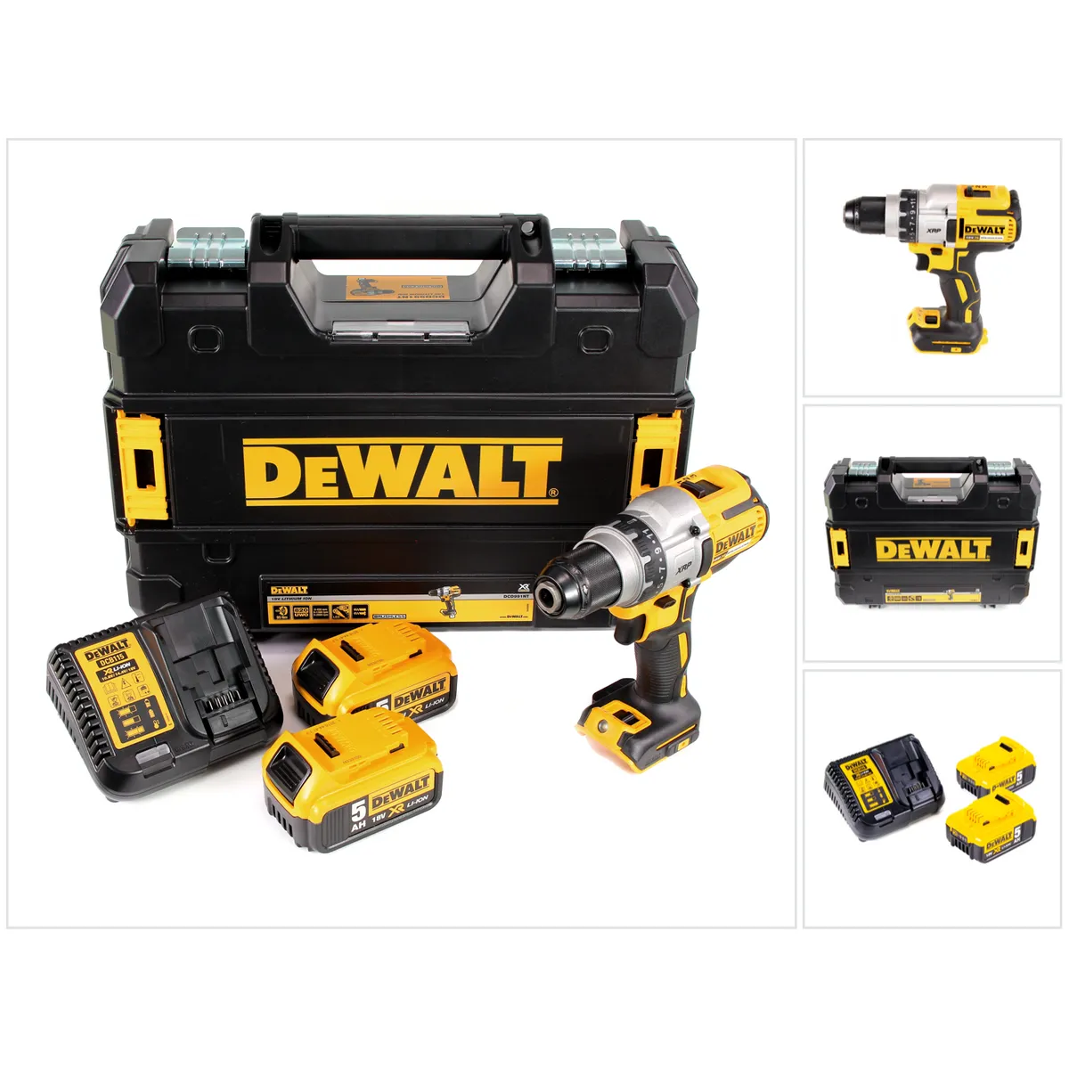Perceuse/Visseuse sans Fil DeWalt DCD991P2 18V 2x 5,0 Ah - Image 4