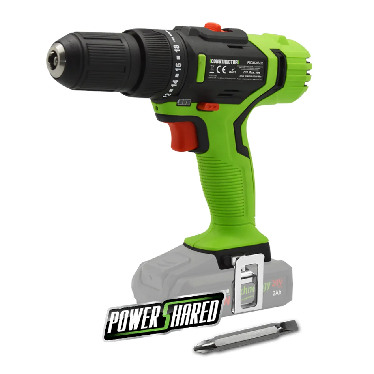 Constructor Perceuse Visseuse Percussion Max 20V Sans Batterie - Image 3