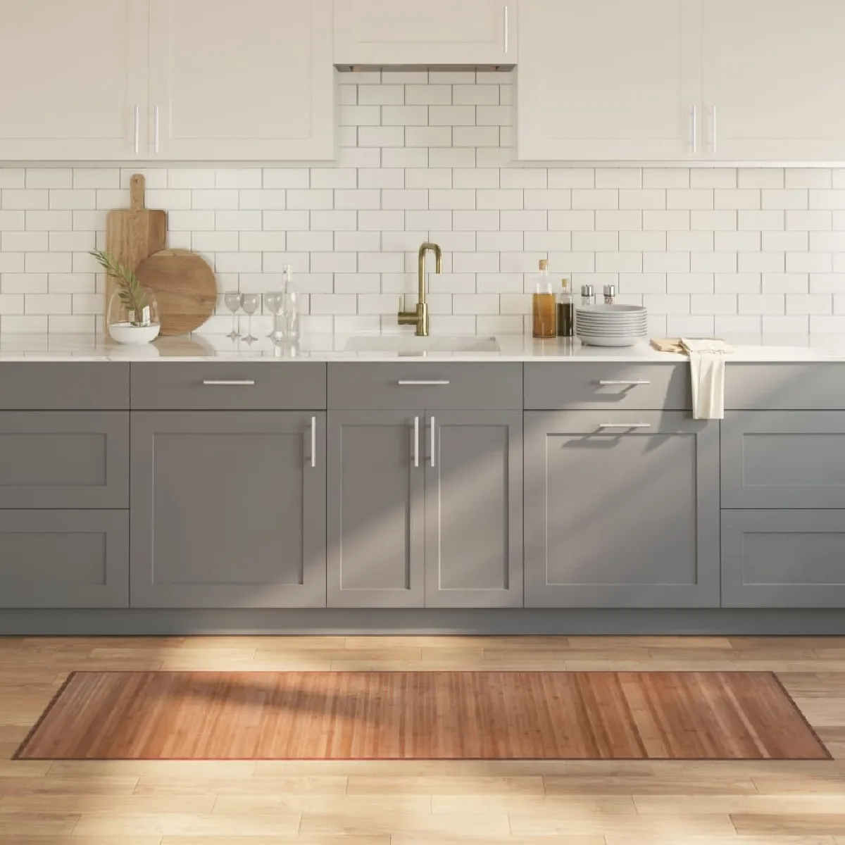 VIDAXL Tapis Bambou - vue 9