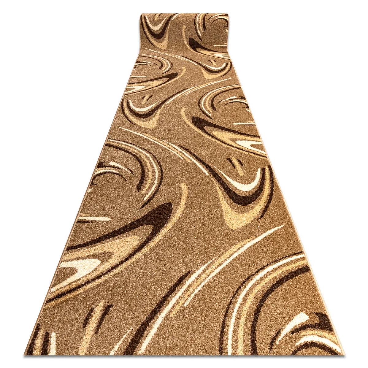 RUGSX Tapis Fryz Karmel Café 100 cm