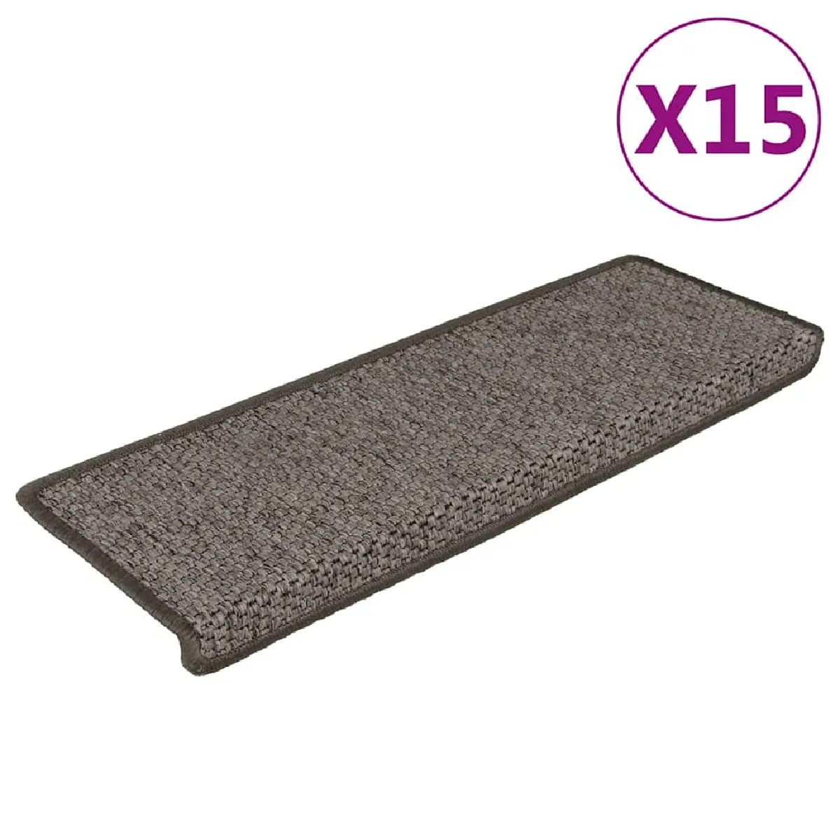 Vidaxl Tapis Escalier 56x17 cm - vue 10