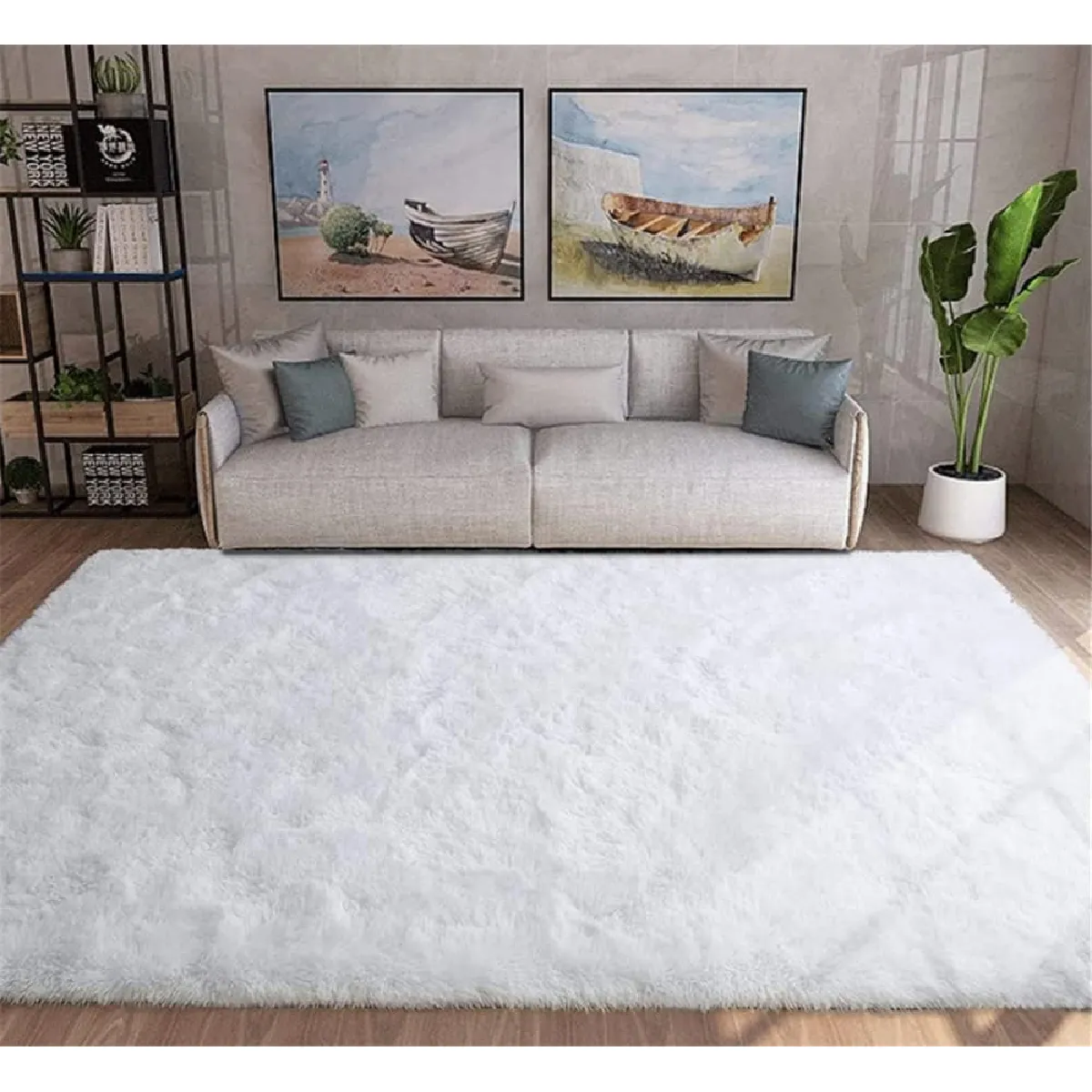Grand Tapis Salon 200x300 Cm – 100% Laine – Multicolore – Neuf
