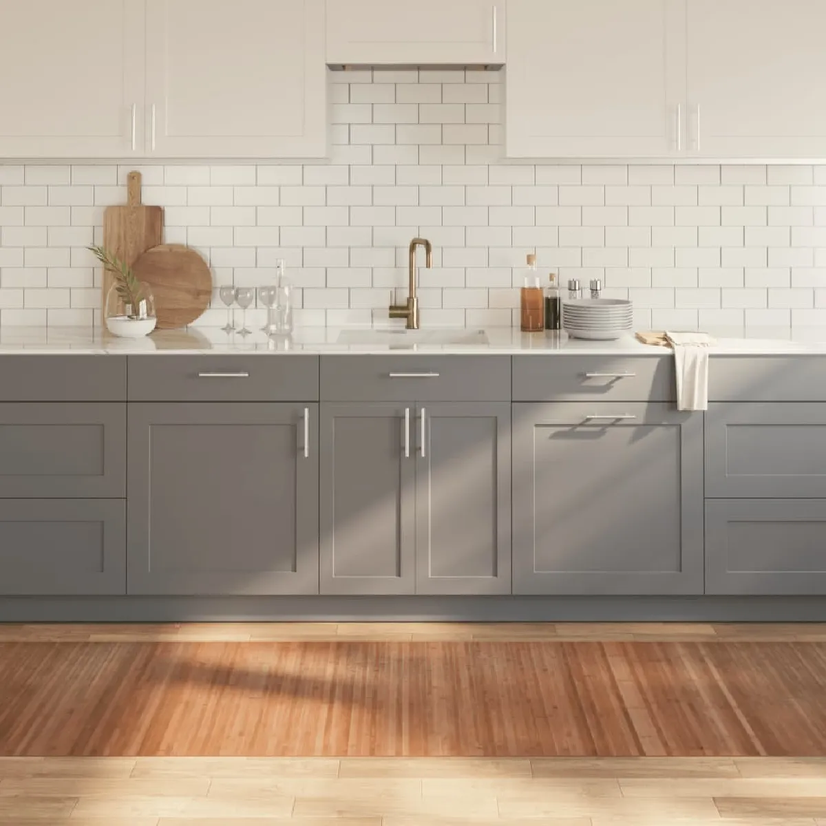 vidaXL Tapis en bambou