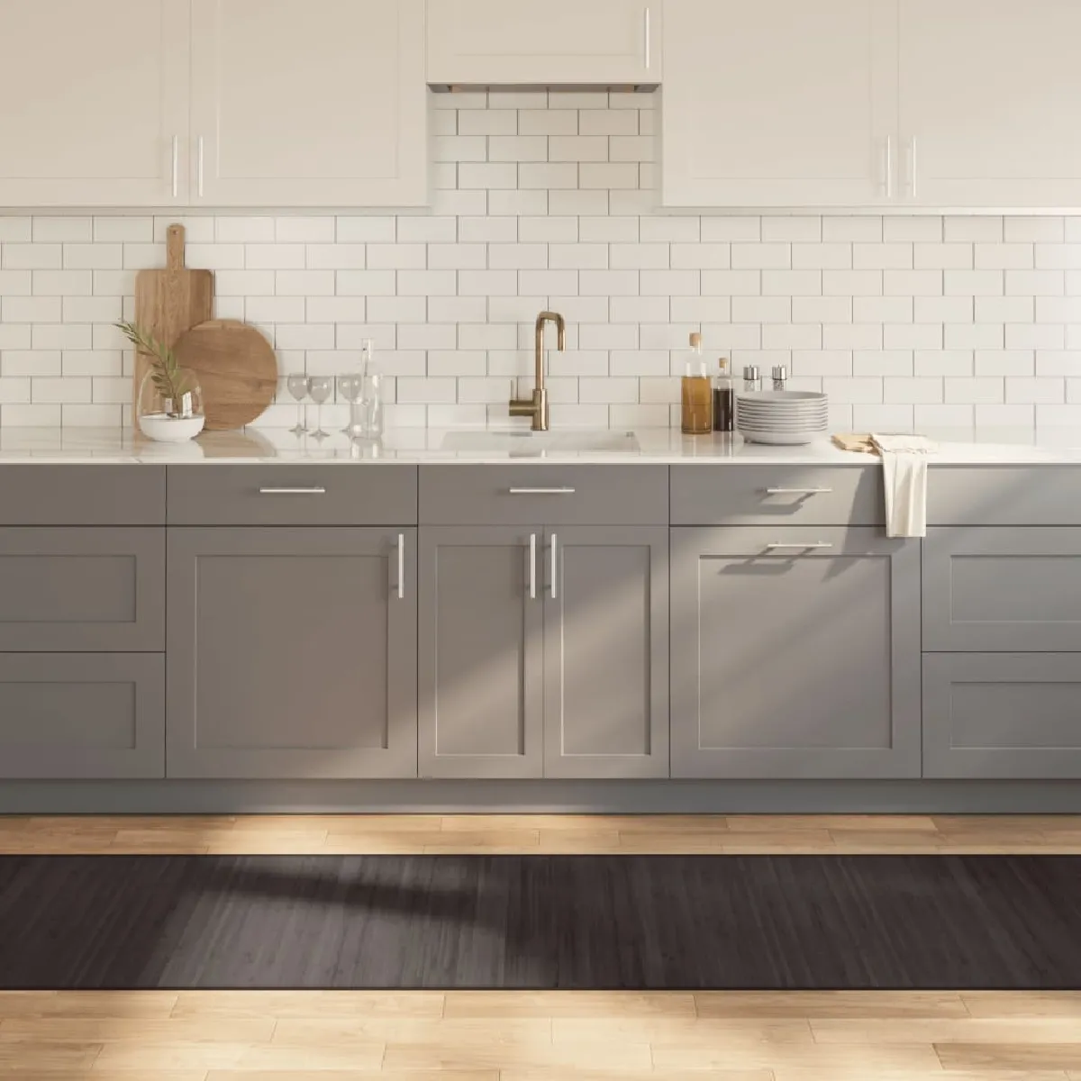 VidaXL Tapis rectangulaire Bambou - vue 4