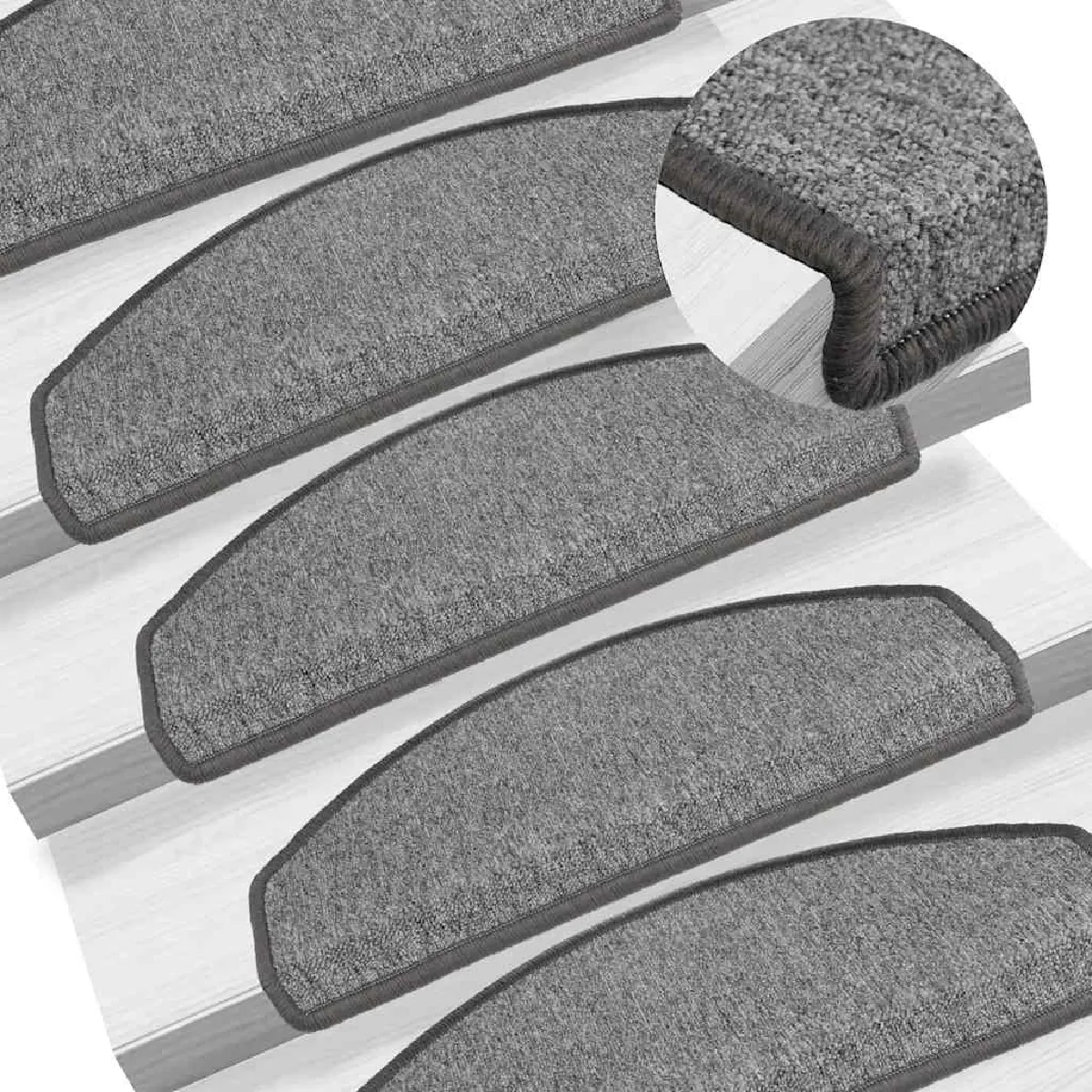 vidaXL Tapis d'escalier