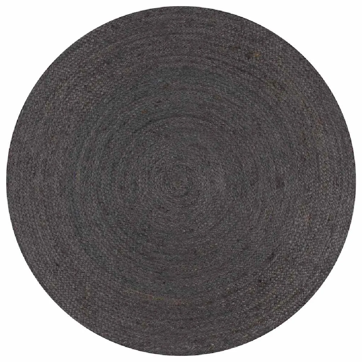 Vidaxl Gris Tapis Jute - Foncé