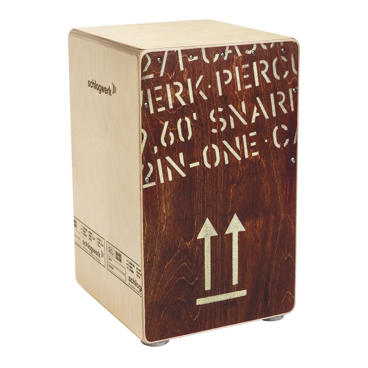 Schlagwerk Cp404red - 2 In One Snare Cajon - Large, Red Cajon - Image 3