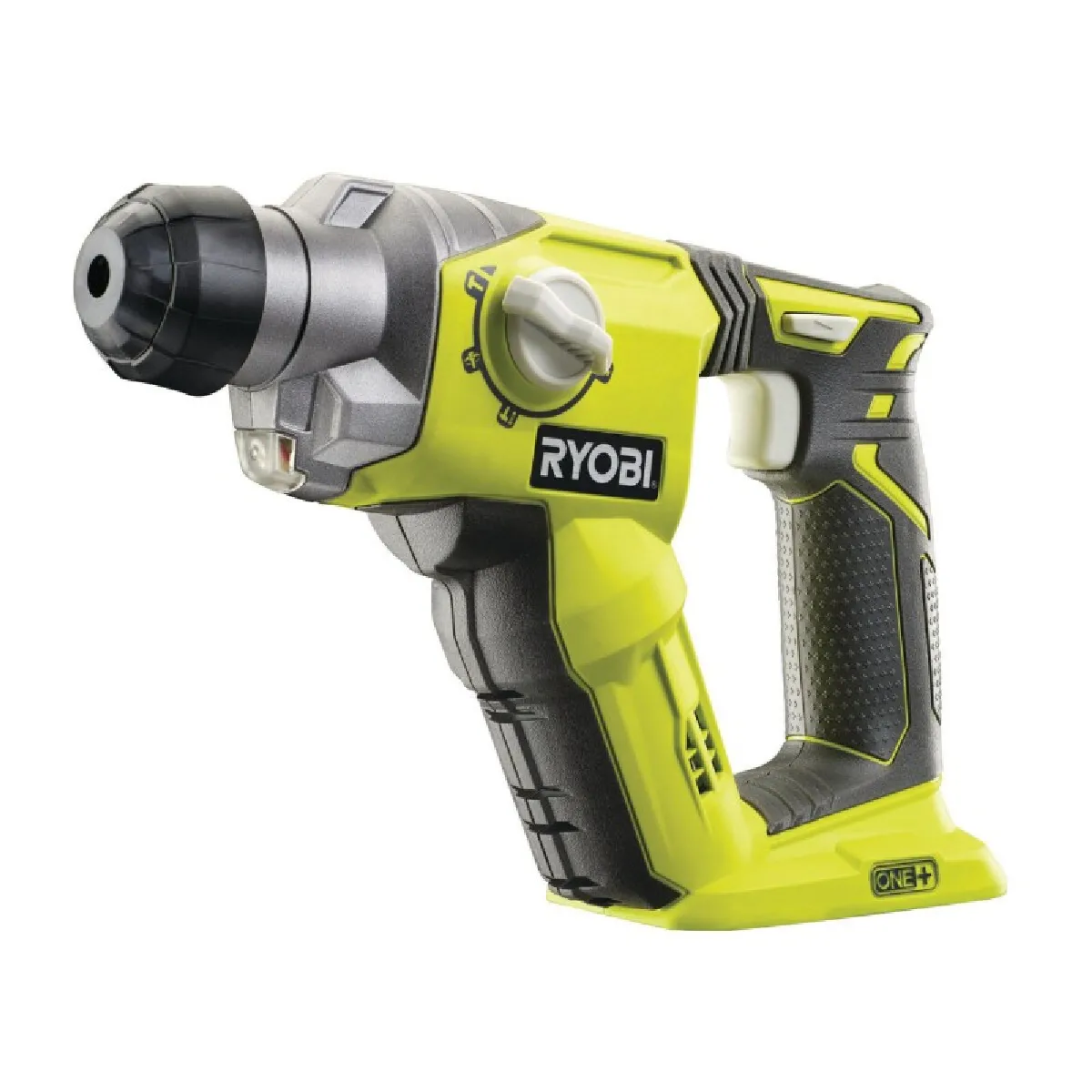 RYOBI Marteau Perforateur Sans Fil 18V ONE+ 4 Modes de Perçage et Burinage Béton Métal Bois Céramique Mandrin SDS+ Tout Foret Batterie et Chargeur non Inclus R18SDS 0