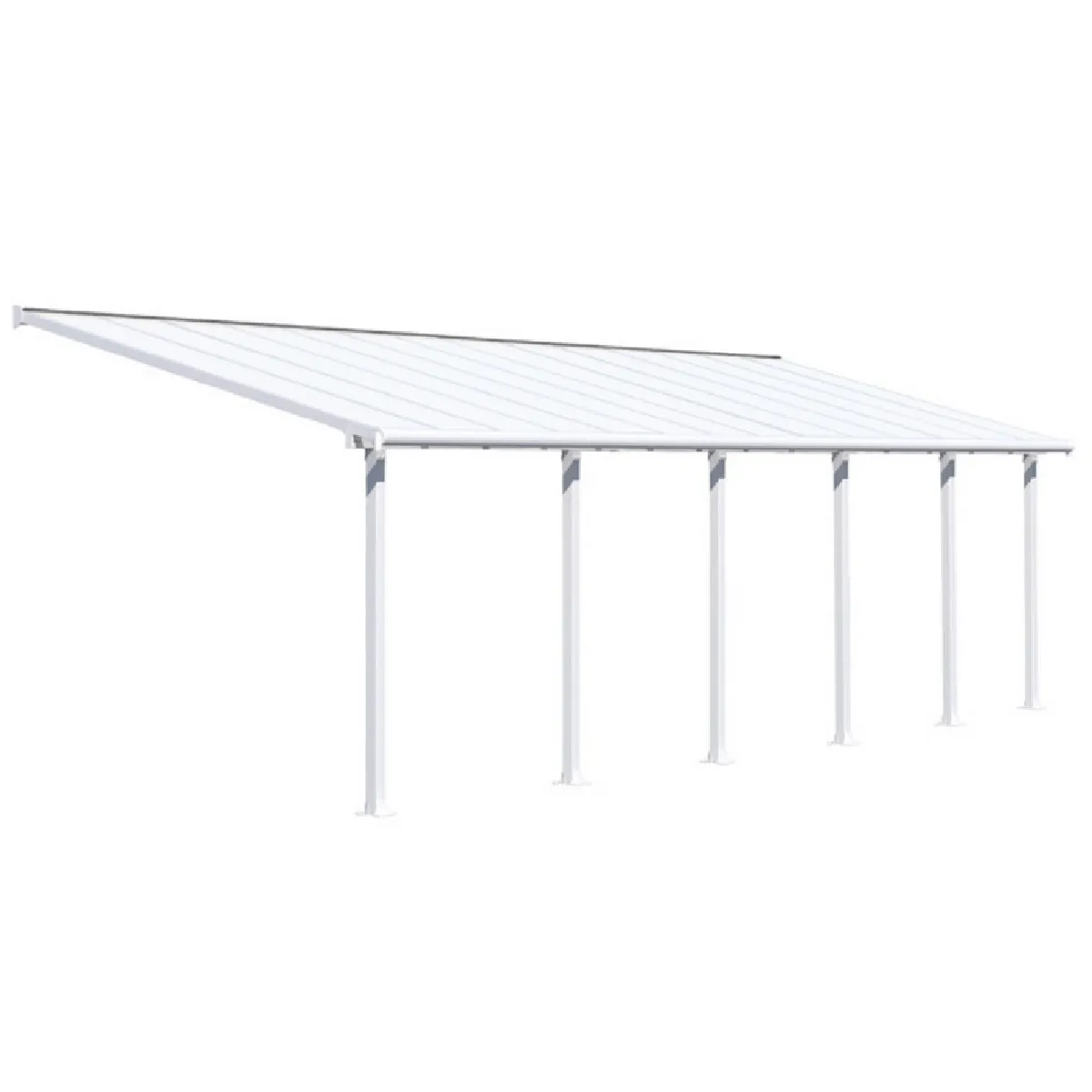 Palram Pergola adossée aluminium - vue 8