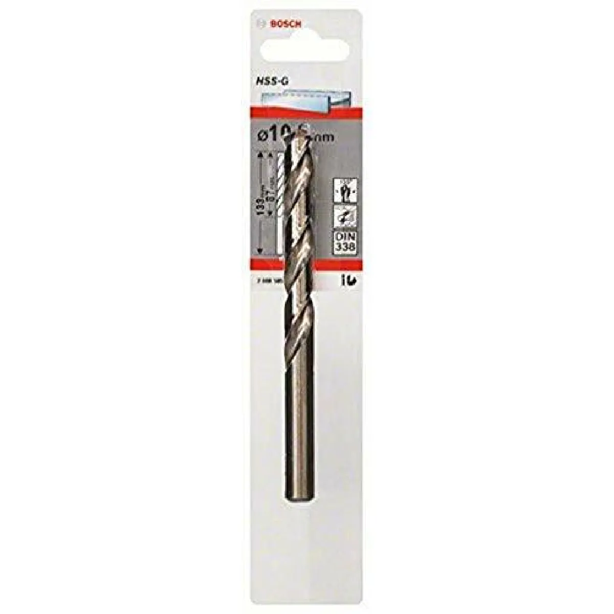 Bosch Foret Métal Hss-G - Ø 10,5 Mm