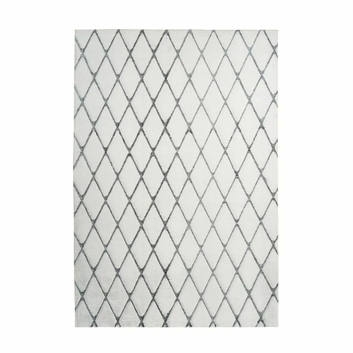 Paris Prix Blanc Vivica - 160 X 230 Cm - & Anthracite