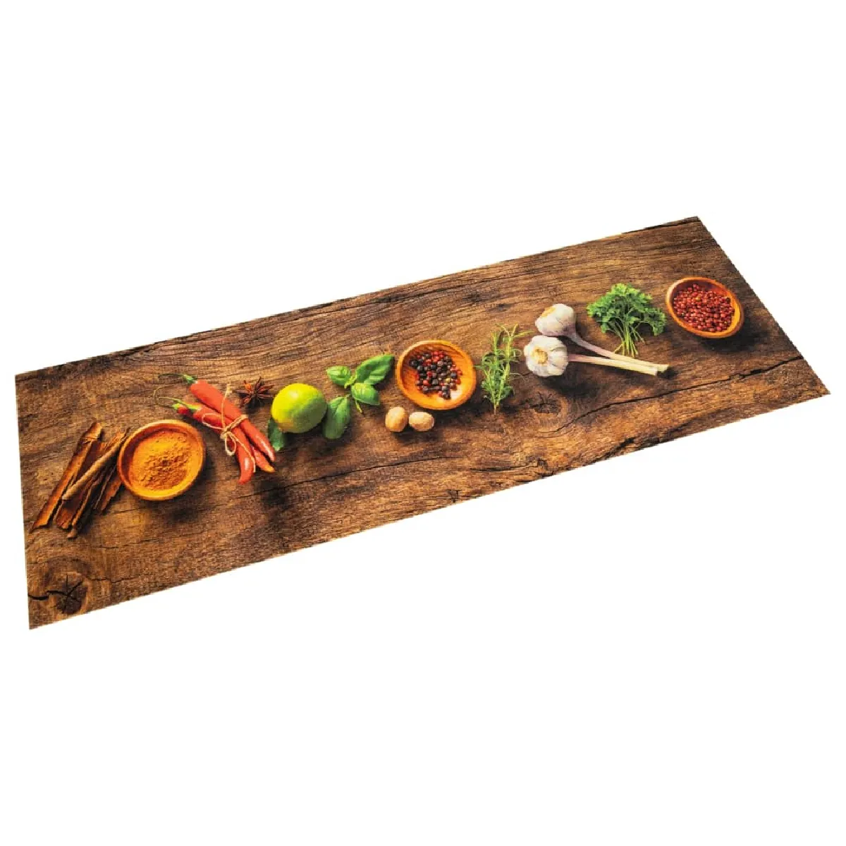 Vidaxl Tapis De Cuisine Épices