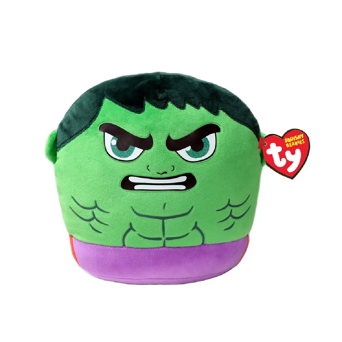 Ty Vert Peluche Marvel Squish A Boos - Hulk Petit - Neuf - Image 4