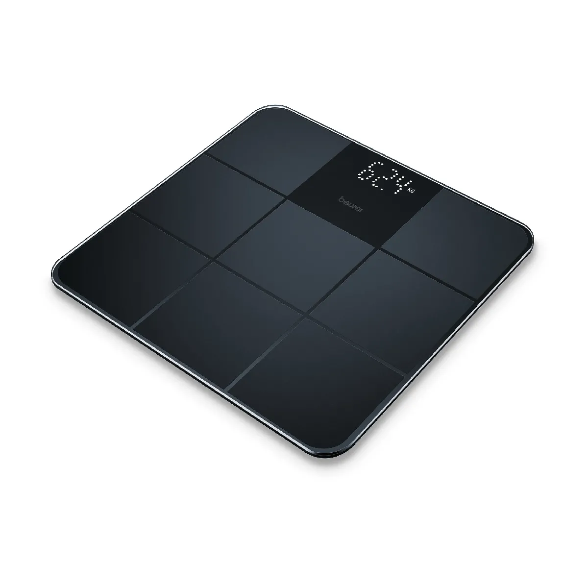 Pèse-personne avec surface antidérapante Beurer GS 235 Noir