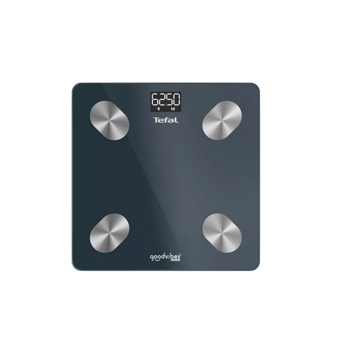 Tefal Balance connectée 10 indicateurs corporels Application connectée Utilisation simple Nombre illimité d'utilisateurs Capacité 180 kg Graduation 100 g Goodvibes Life+ BM9620S1