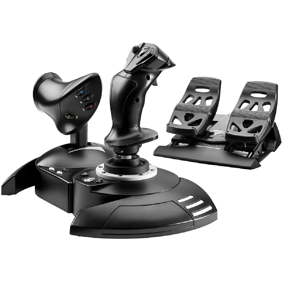 Thrustmaster Noir Kit Complet Pour Simulation De Vol T.flight Full Kit X Pour Xbox Et Pc