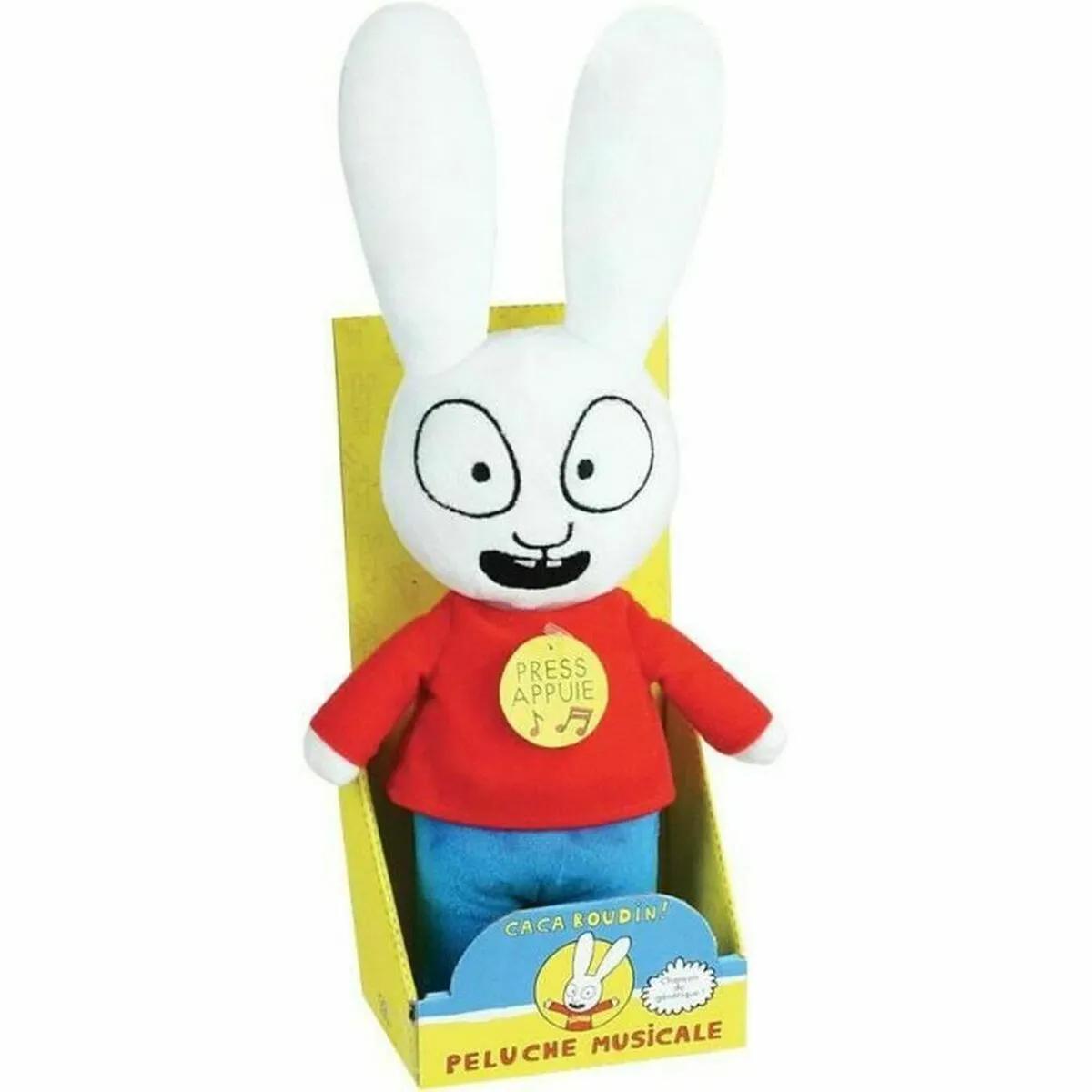 JEMINI  peluche musicale Simon - 30 cm