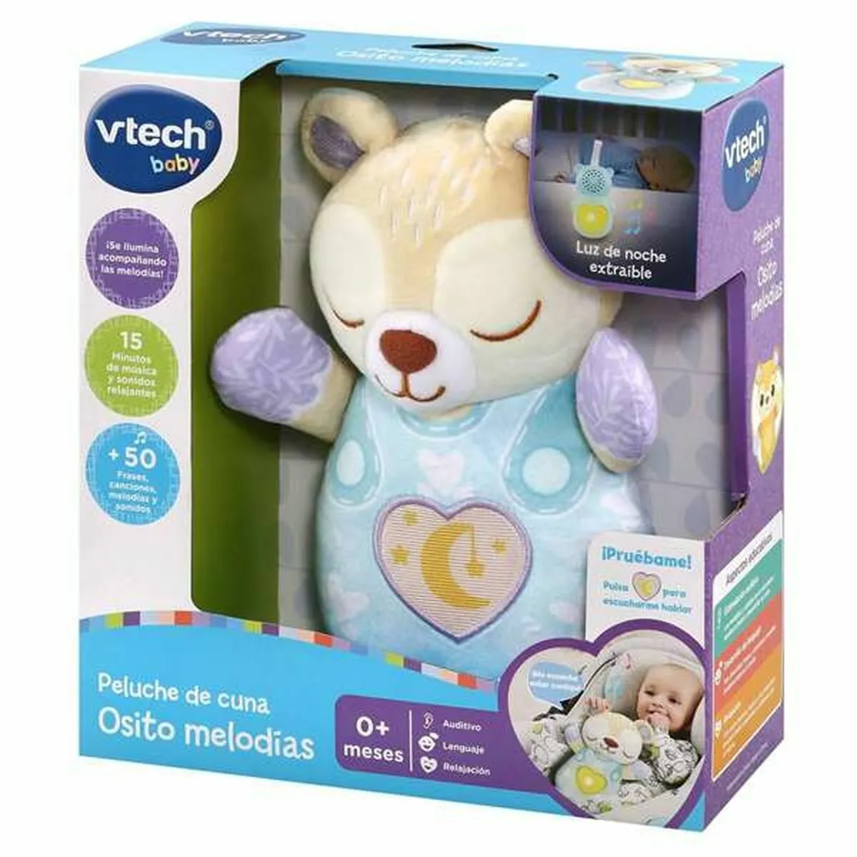 Vtech peluche musicale ours - Bleu