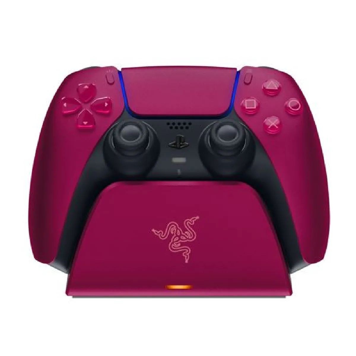 Razer Rouge Station De Charge Rapide Pour Manette Sans Fil Ps5 Dualsense