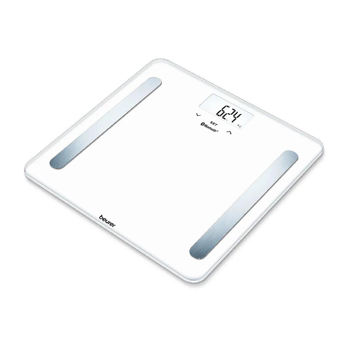 Beurer Pèse-personne impédancemètre connecté Bluetooth BF 600 Pure blanc
