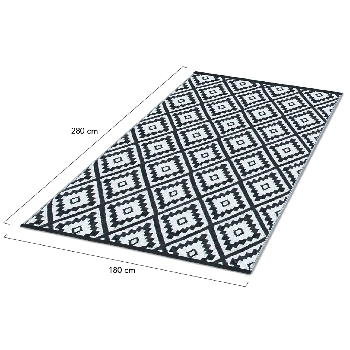 Tapis extérieur BAHAMAS bleu canard 180 x 280 CM - Gamm vert