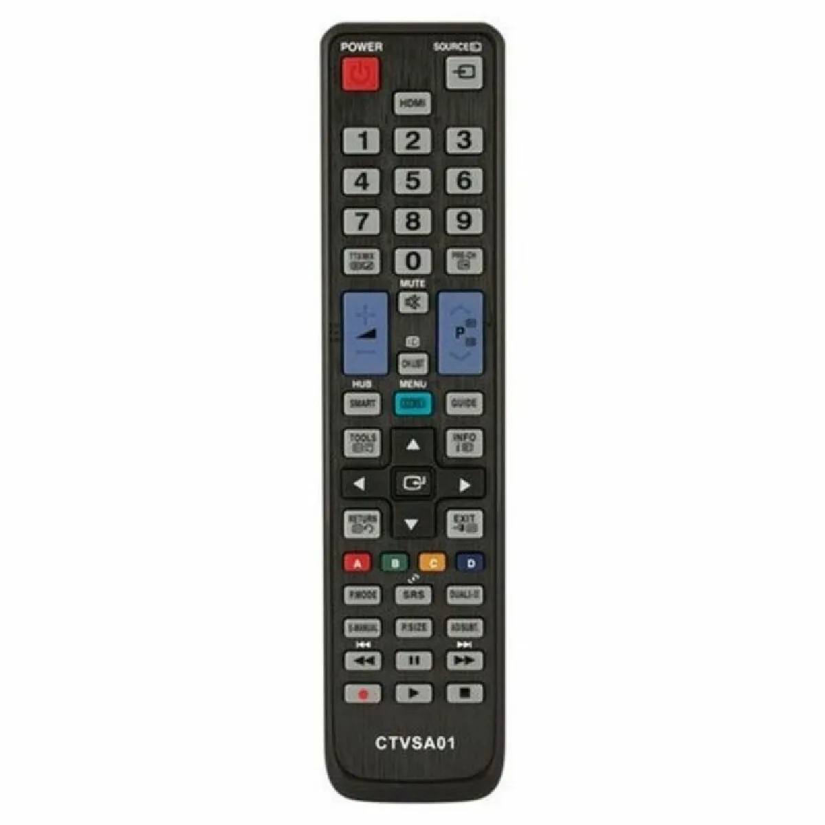 TM Common TV CTVSA01 Universal Remote Control for Samsung TV - Black
