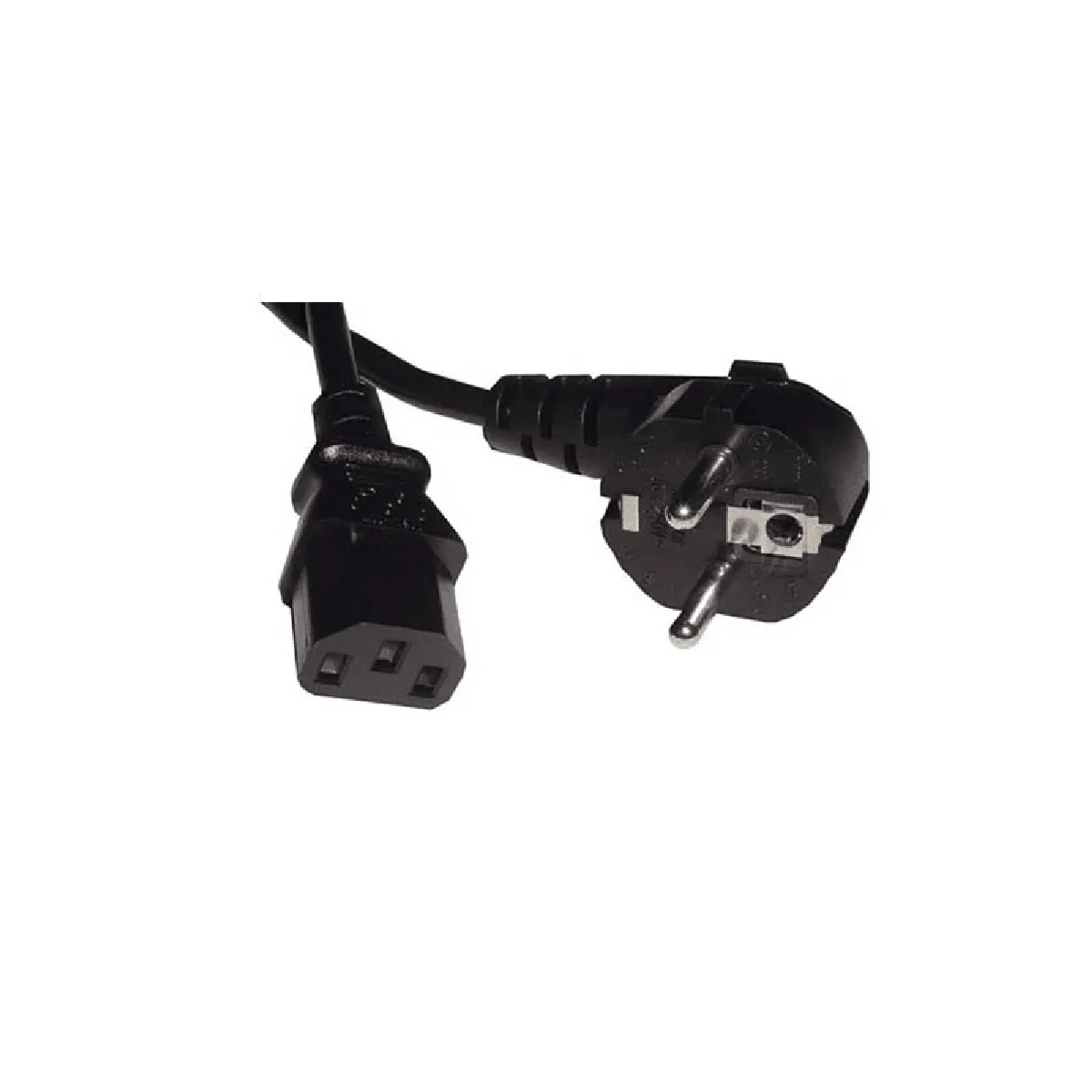 Générique Noire Cordon Secteur 3 Broches Iec C13 Pour Tv - 1,8 M