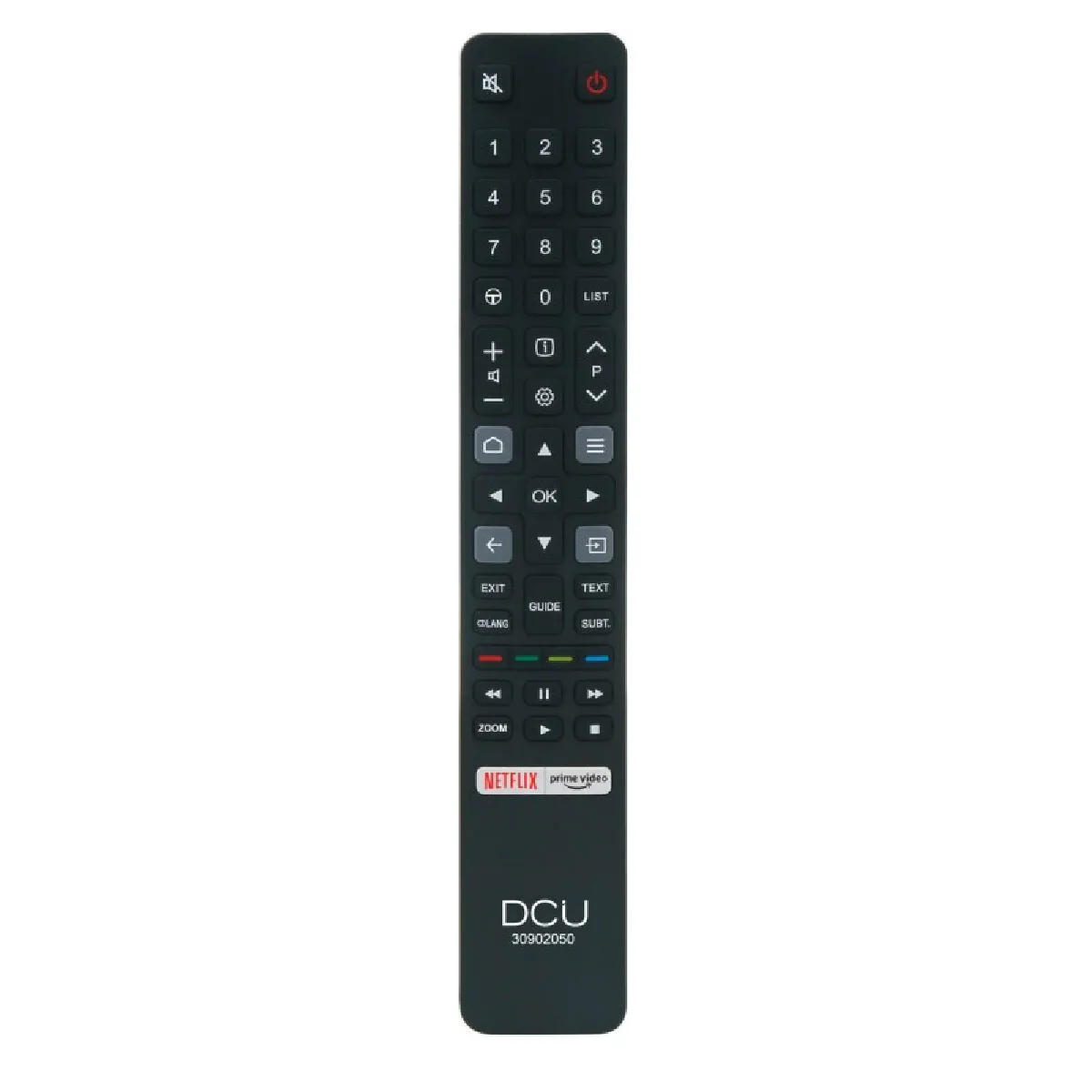 Dcu Tecnologic Noir Télécommande Universelle Tv
