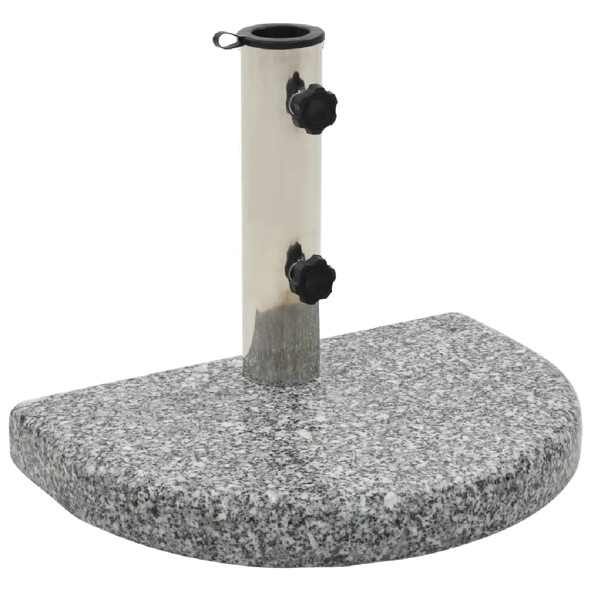 Vidaxl Socle de parasol - Granite - 10 kg - Gris - Dimensions 40x28x4 cm