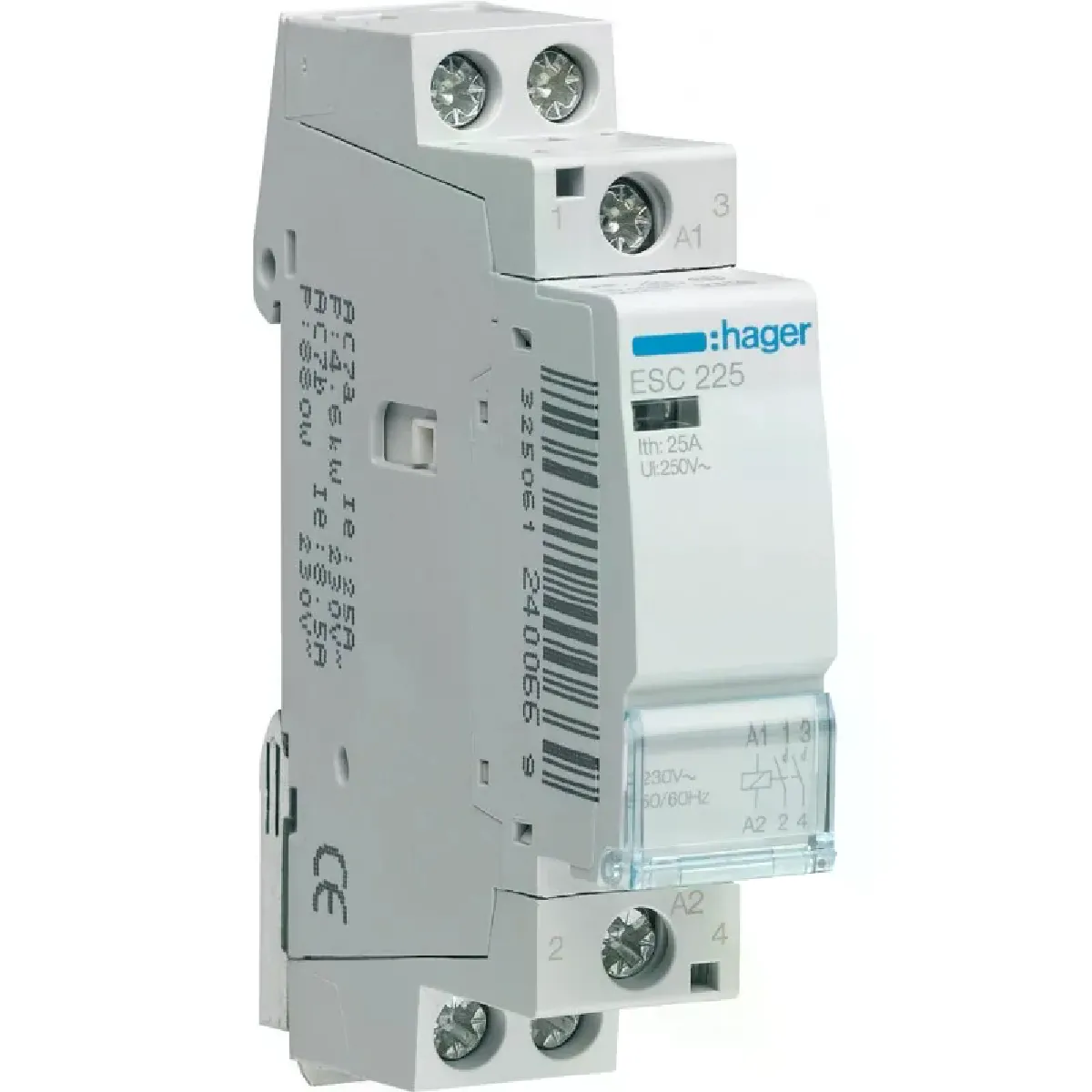 ESC225 CONTACTEUR MODULAIRE 25A 2Z 1M 230V AC - Image 7
