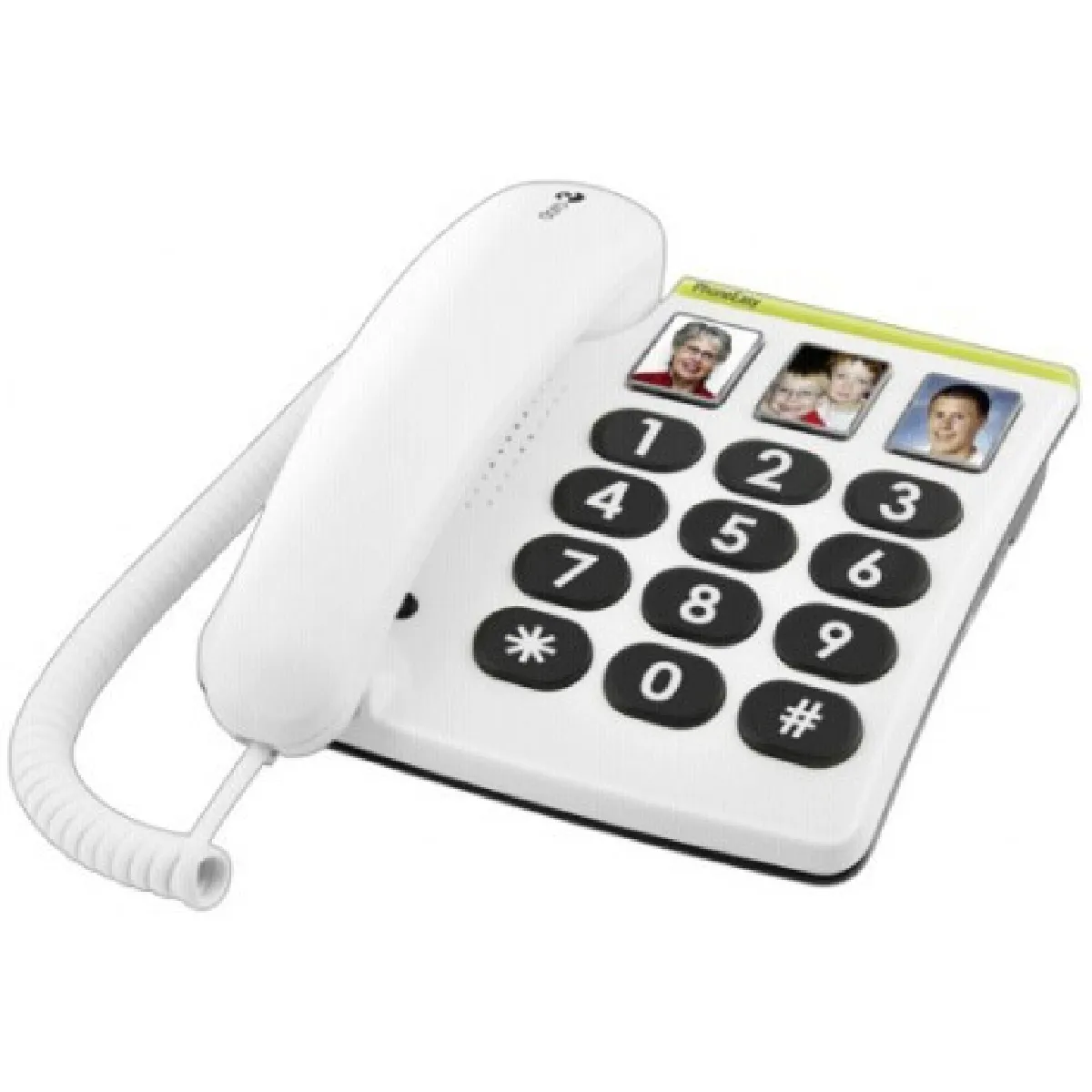 Doro Blanc Téléphone Fixe Senior