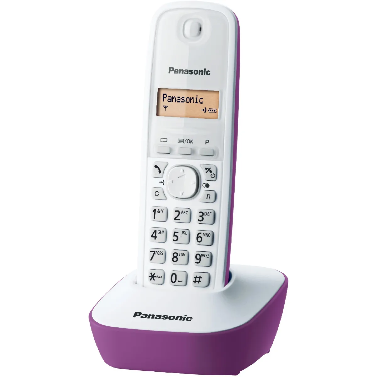 Téléphone sans fil dect pourpre - kx-tg1611frf - PANASONIC