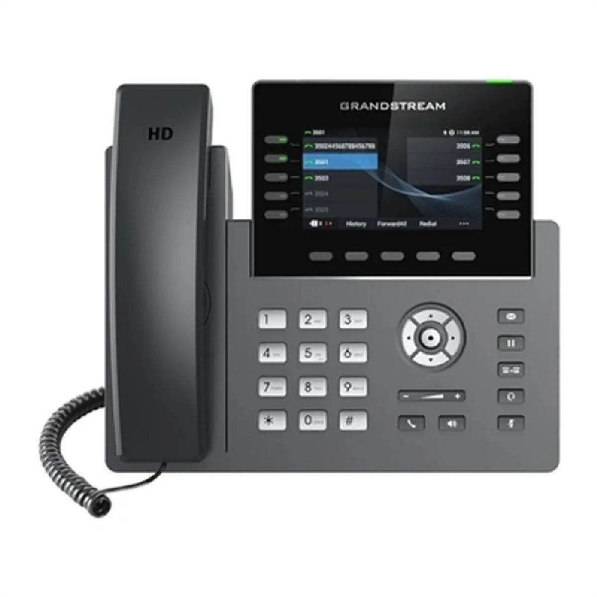 Grandstream Noir Téléphone Fixe