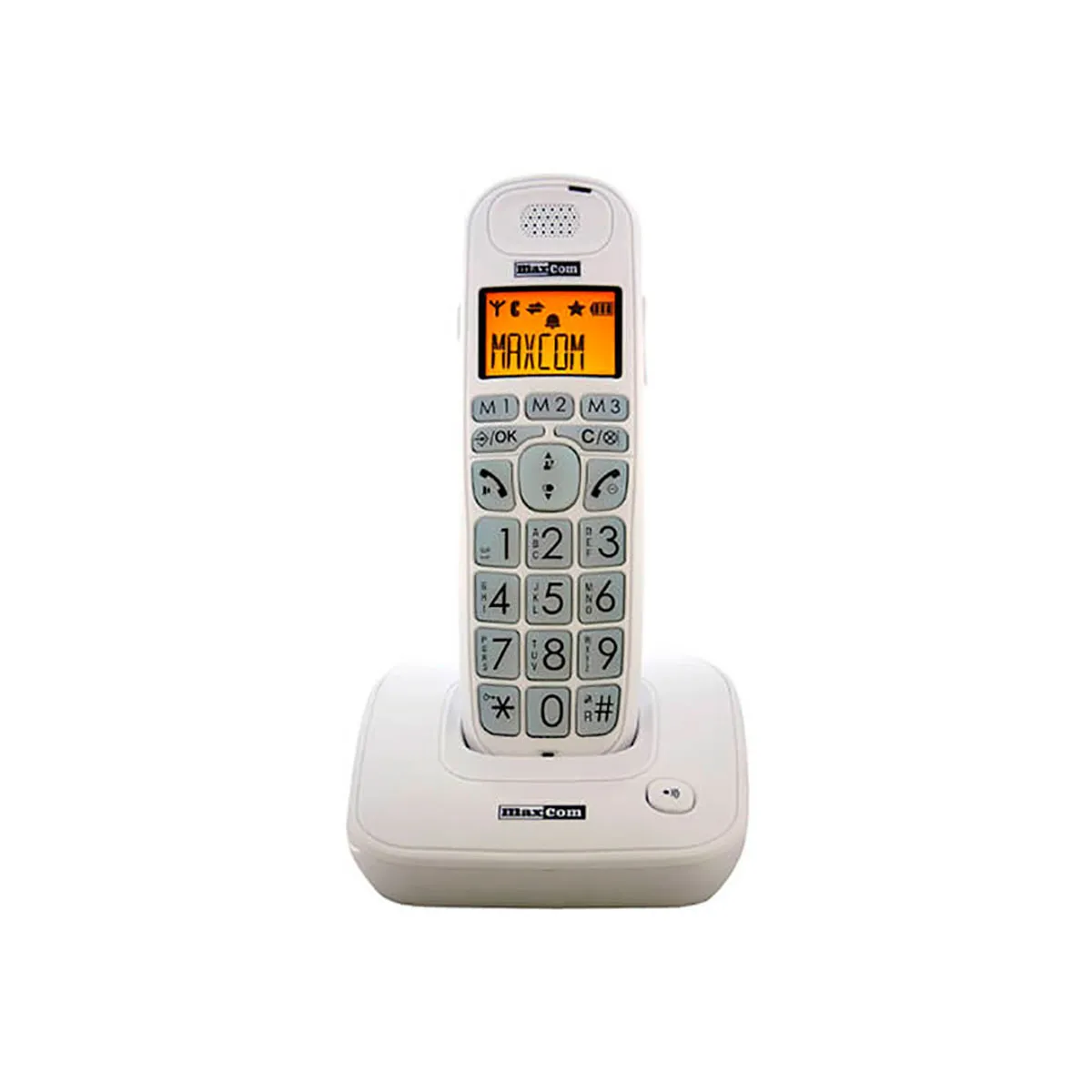 MAXCOM  t&eacute;l&eacute;phone fixe sans fil - Blanc