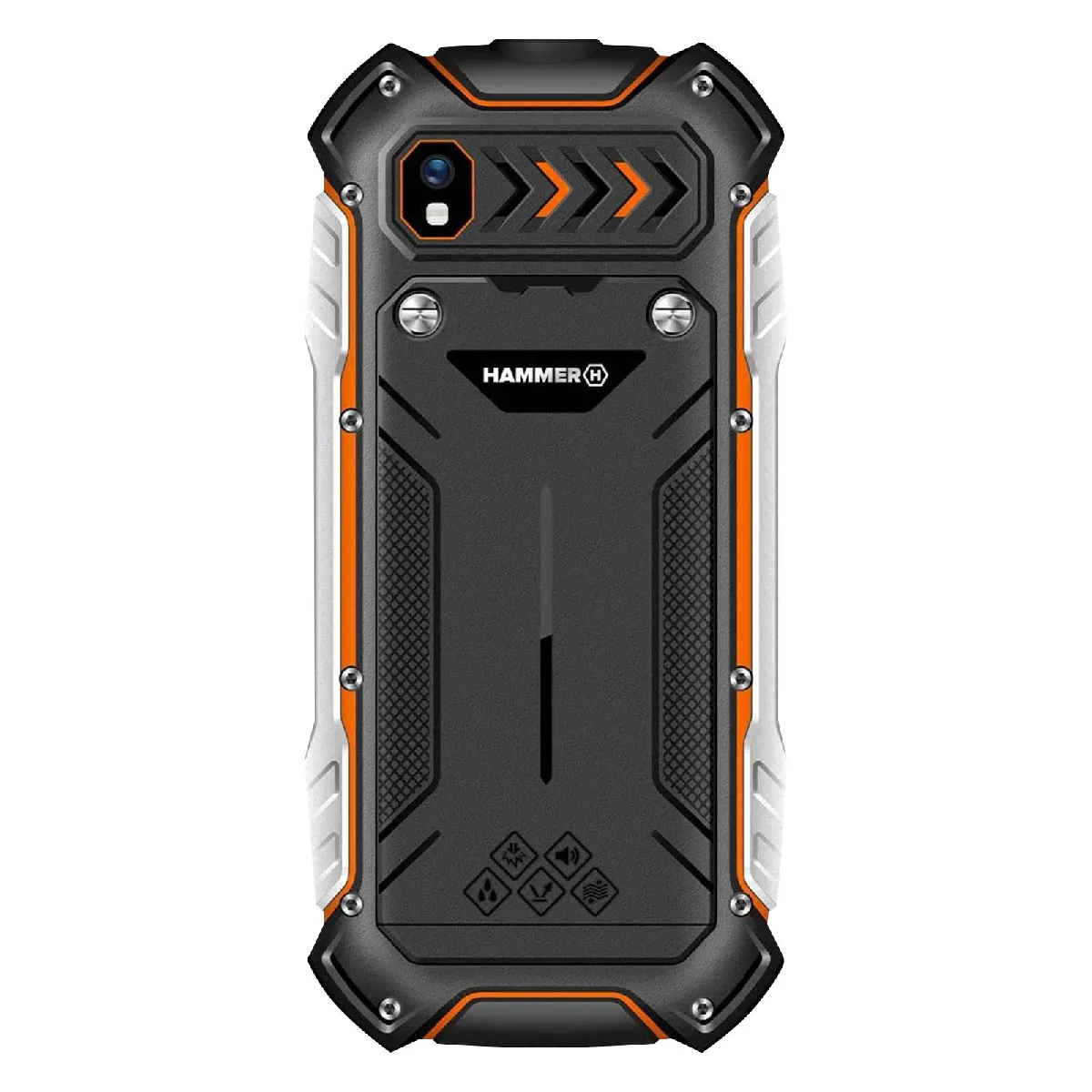 Téléphone Robuste HAMMER 4 - Incassable Pour Chantier - Débloqué - Noir - Occasion En Parfait état