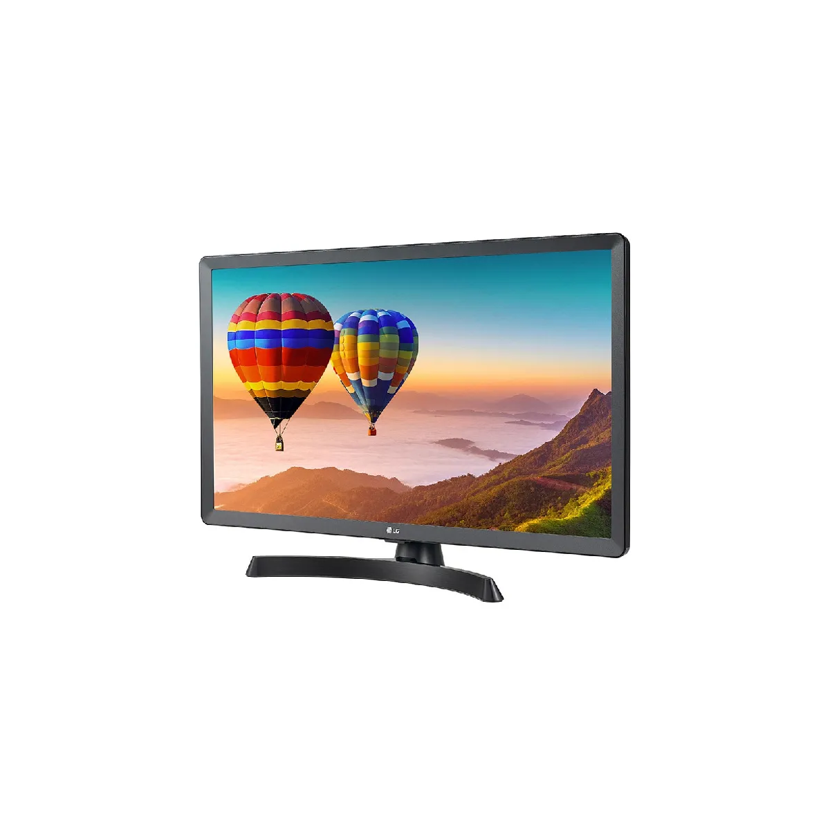 LG 28TN515S PZ Écran LED avec tuner TV 28 27.5 visualisable 1366 x 768 HD 250 cdm² 1200:1 8 ms 2 x HDMI RCA composite RCA composant haut parleurs de fer - vue 4