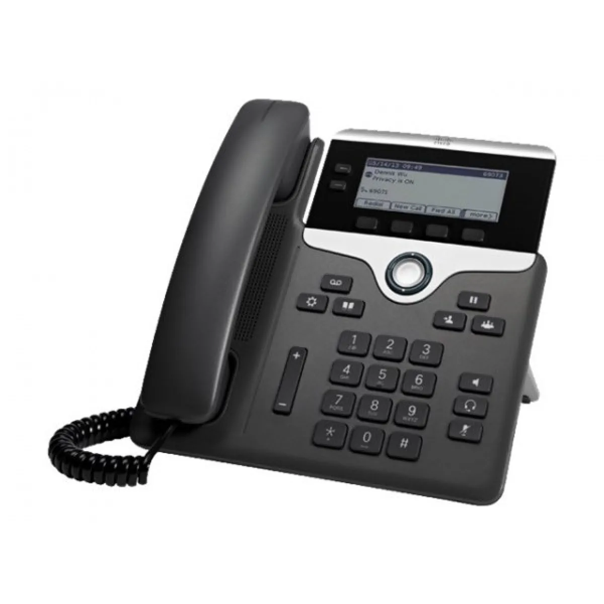 Cisco Systems Noir/Argent Cisco Téléphone Fixe - Et