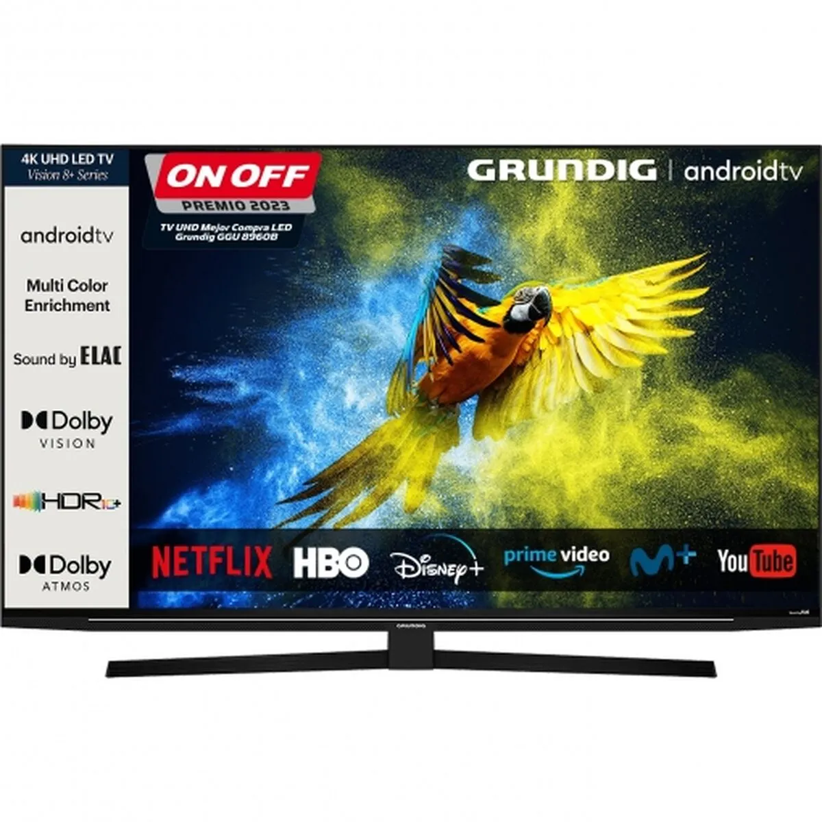 Grundig 65GGU8960B TV 165 1 cm 65 4K Ultra HD Smart TV Wifi 350 cdm² Neuf - vue 3