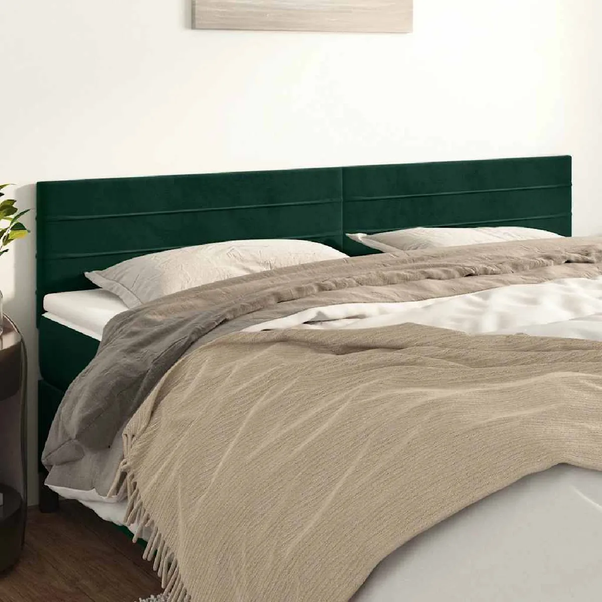 vidaXL Têtes de lit 2 pcs 100x5x7888 cm - vue 9