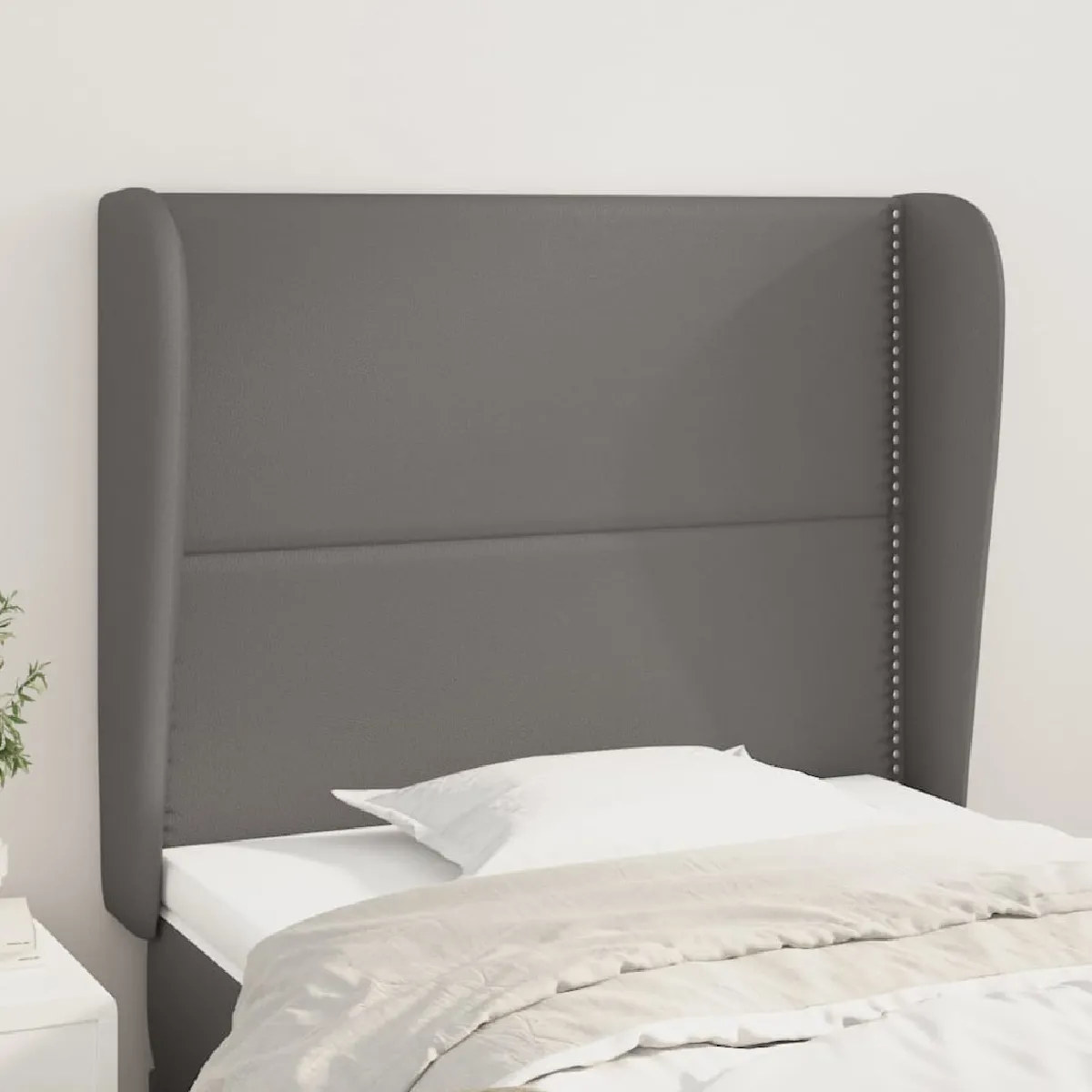 vidaXL Tête de lit avec oreilles 103x23x118128 cm - vue 7