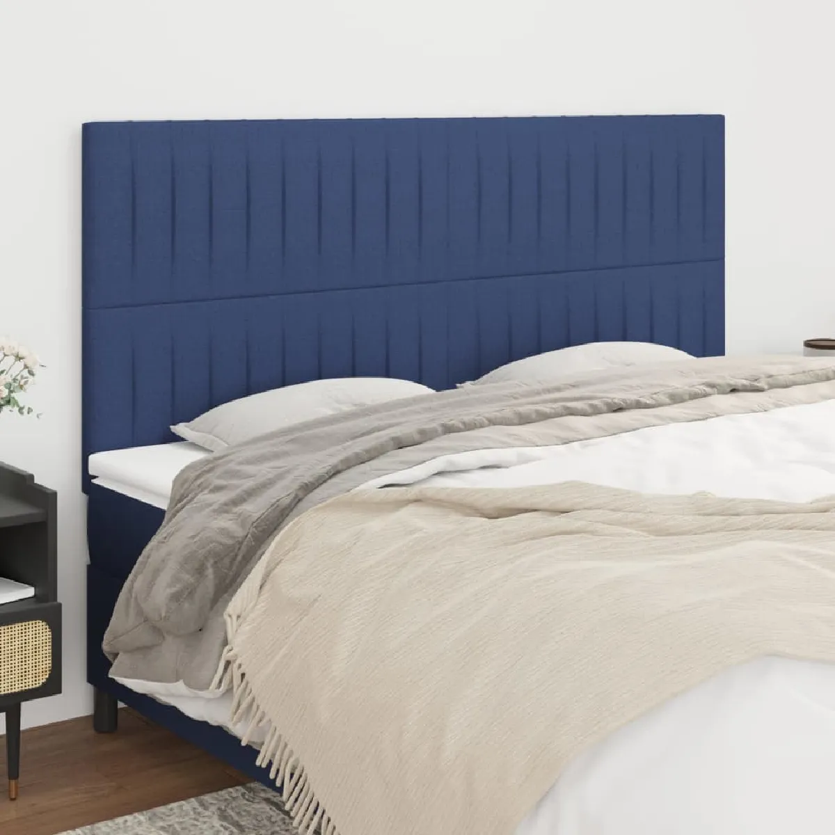 vidaXL Têtes de lit 4 pcs - Bleu