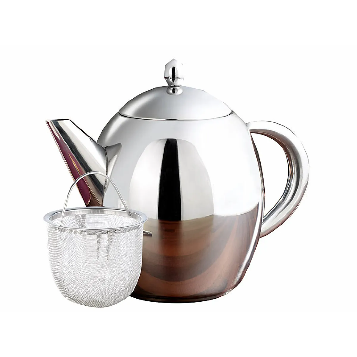 ROSENSTEIN & SOHNE  Th&eacute;i&egrave;re inox avec infuseur