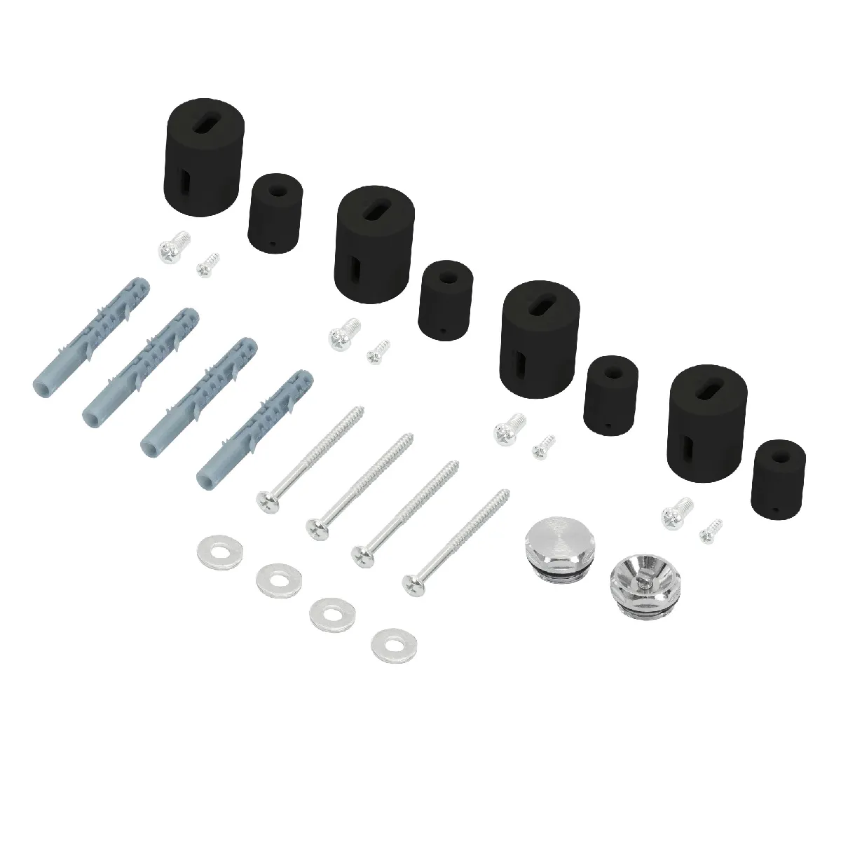 Luxebath Noir Support Radiateur Design