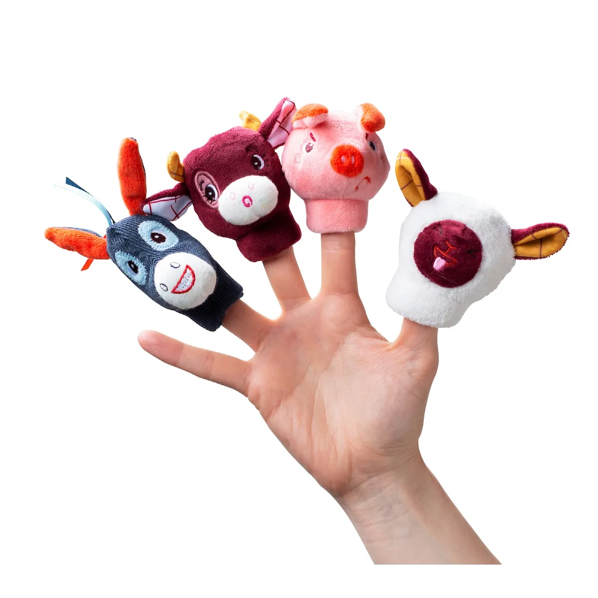 Lilliputiens Multicolore Jeu D'éveil Ferme Marionnettes À Doigts - Image 2