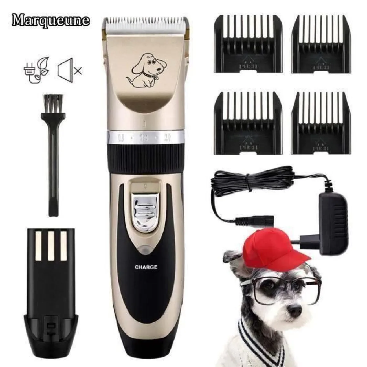 Tondeuse Pro Charge Rapide Or