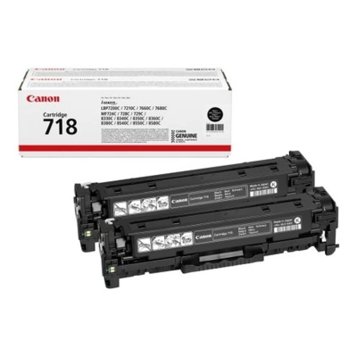 Canon 718 Pack Noir